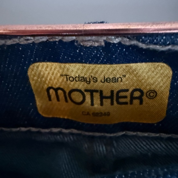 MOTHER Indigo Wide Leg Jeans - Picture 5 of 6